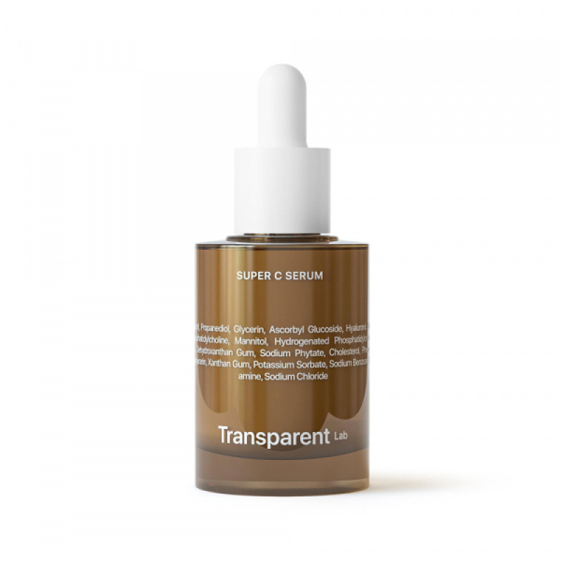 Сироватка від тонких зморшок і для пружної шкіри TRANSPARENT-LAB SUPER C SERUM 30 мл.