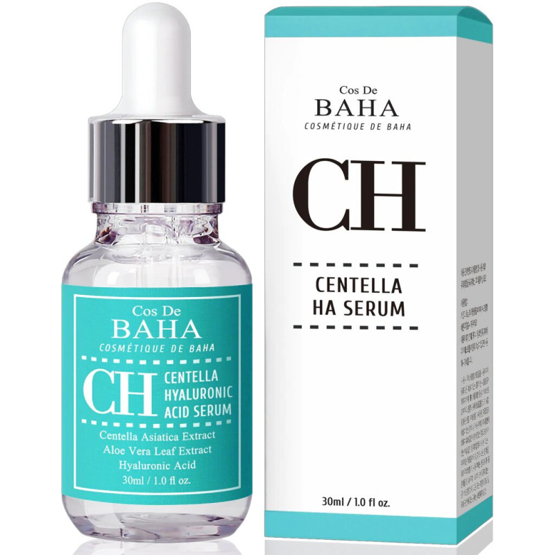 Успокаивающая сыворотка для лица с центеллой Cos De Baha Centella Asiatica Recovery Serum 30 мл.