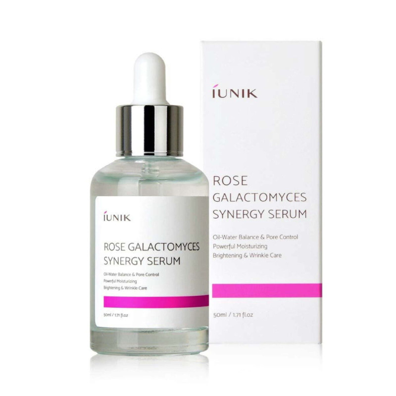 Зміцнююча сироватка з розою та галактомісісом IUNIK Rose Galactomyces Synergy Serum 50 ml