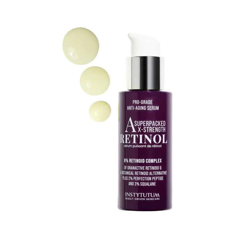 Антивікова сироватка з висвітлюючим ефектом Instytutum Anti-Aging X-Strength Retinol Serum 30 ml
