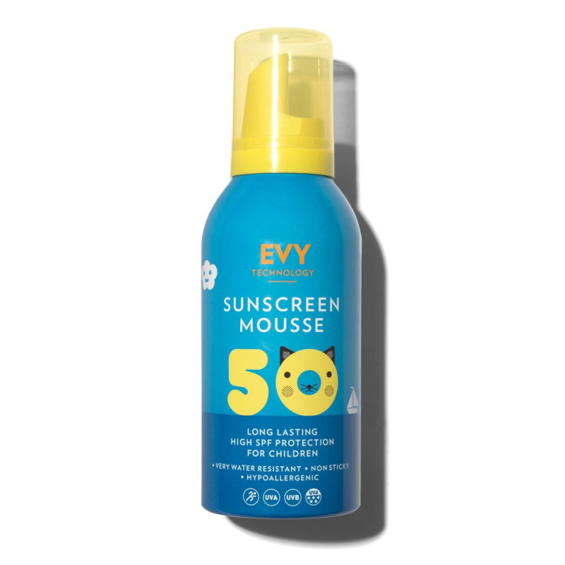 Сонцезахисний мус для дітей та немовлят EVY Technology Sunscreen Mousse Kids SPF 50 150ml