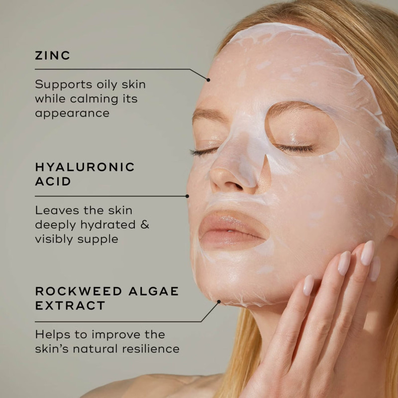 Відновлювальна біоцелюлозна маска з цинком Medik8 Ultimate Recovery Bio Cellulose Mask (6 штук)