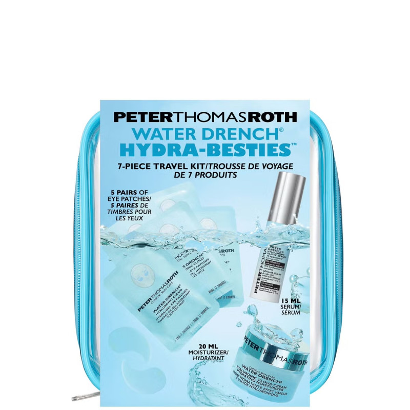 Набор для увлажнения в тревел формате Peter Thomas Roth Water Drench Hydra Besties 7-Piece Travel Kit