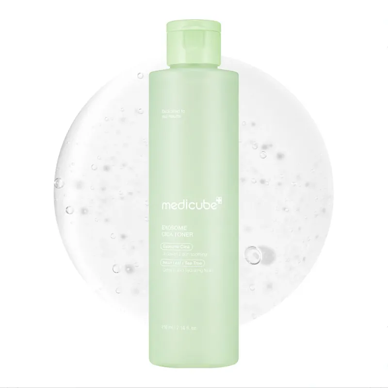 Заспокійливий тонер з екзосомами центели та чайним деревом Medicube Exosome Cica Toner 210 ml