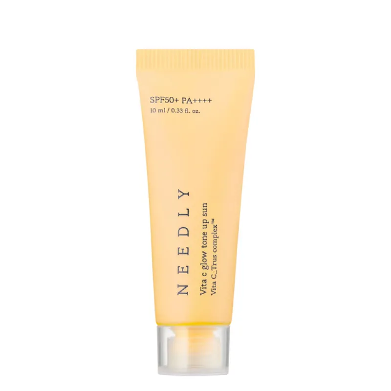Сонцезахисний крем з ефектом освітлення та сяйва Needly Vita C Glow Tone Up Sun SPF 50+ PA++++ 10 ml