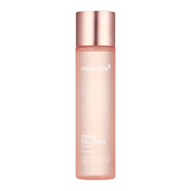 Зволожувальний тонер з колагеном та гіалуроновою кислотою Medicube Triple Collagen Toner 140 ml