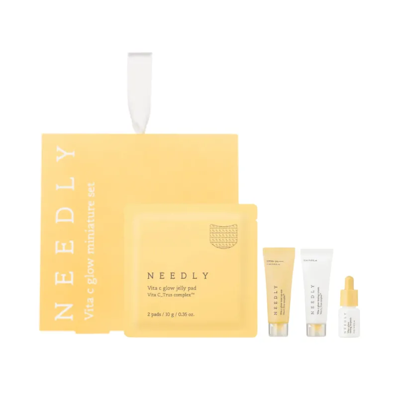 Набір мініатюр косметики з вітаміном С 4 в 1 Needly Vita C Glow Miniature Set