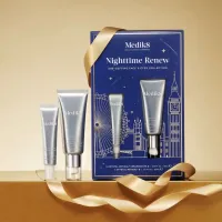 Лимитированный новогодний набор Medik8 Nighttime Renew Age-Defying Face&Eyes Collection Kit