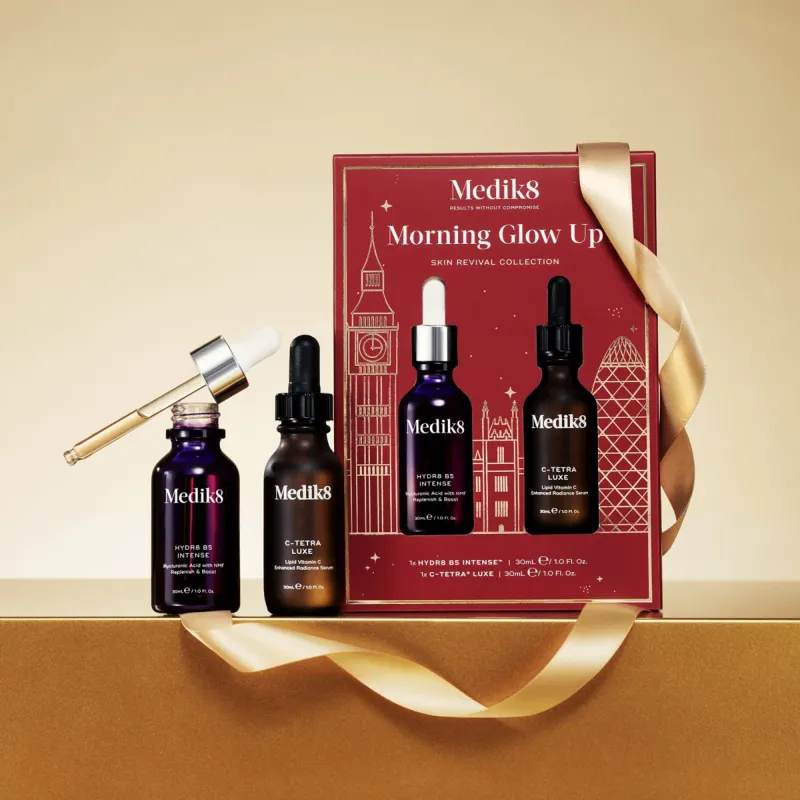 Лімітований новорічний набір Medik8 Morning Glow Up Skin Revival Collection Kit