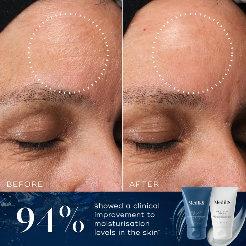 Двохетапна маска для оптимального зволоження Medik8 H.E.O. Mask 2x50 ml