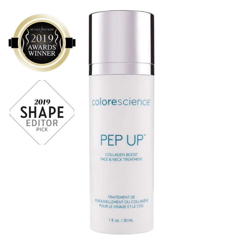 Крем для обличчя і шиї Colorescience Pep Up Collagen Boost Face & Neck Treatment 30 ml