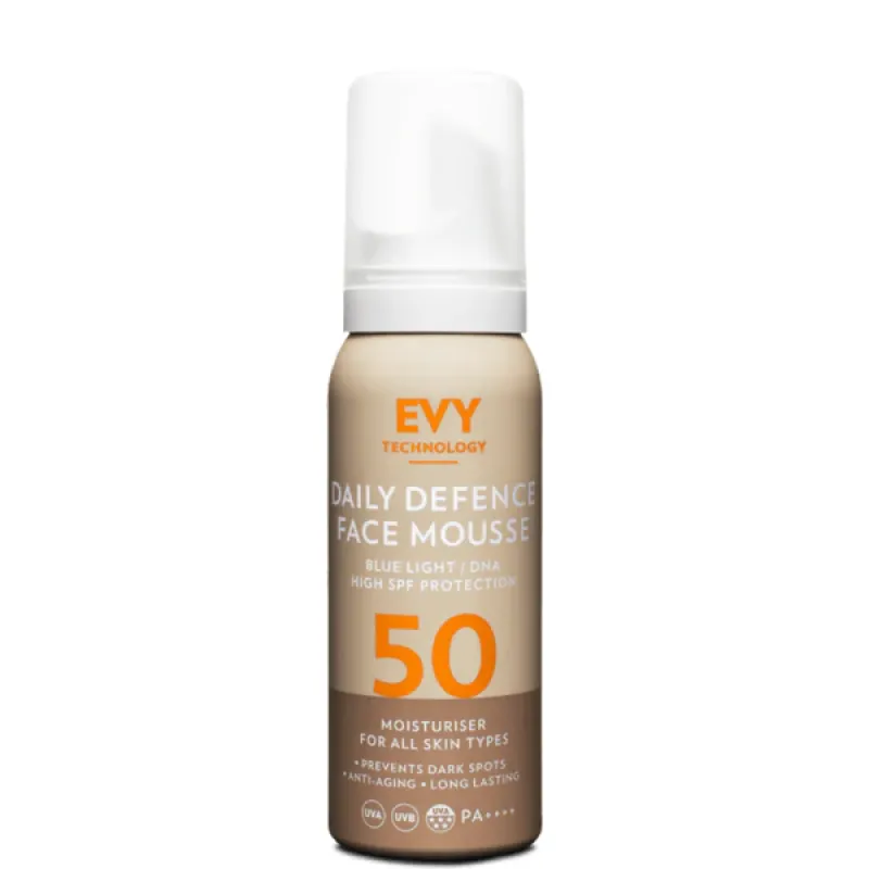 Ежедневный защитный мусс для лица EVY Technology Daily Defence Face Mousse SPF 50 75 ml