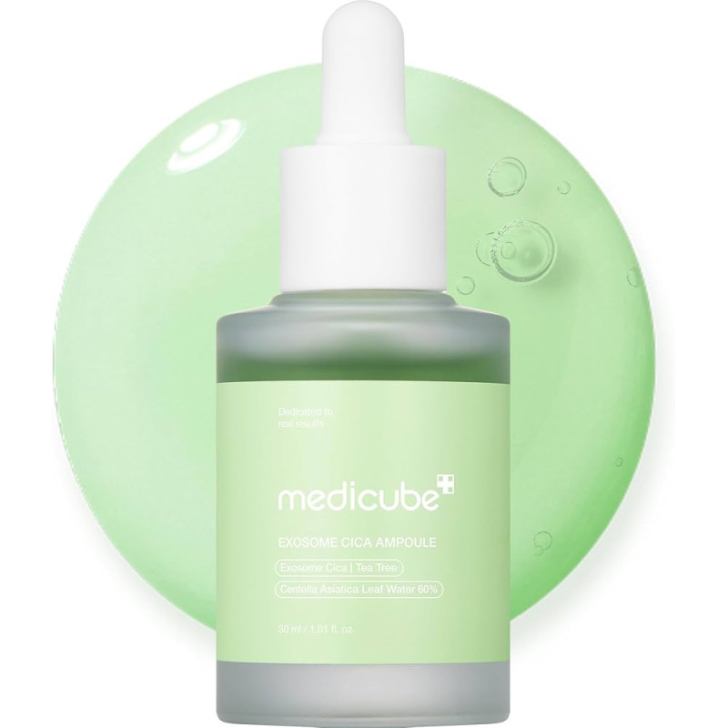 Заспокійлива сироватка з екзосомами центели та чайним деревом Medicube Exosome Cica Ampoule 30 ml