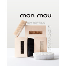 Силіконова щіточка для тіла Mon Mou Soft Body Brush Чорна