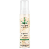 Гель-мусс для душа “Тростниковый сахар и Папайя” Hempz Herbal Foaming Body Wash Sugarcane and Papaya