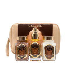 Набір для тіла La Sultane De Saba Oriental Ayurvedic Scented Amber Vanilla Patchouli Fragrance Voyage Epices Gift Set