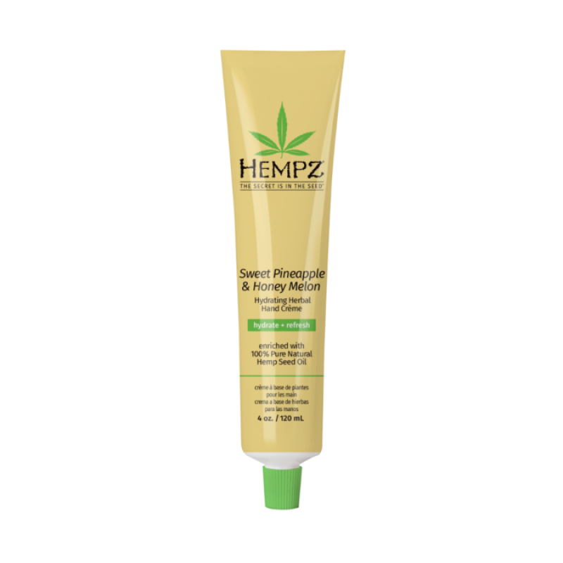 Крем для рук "Ананас та медова диня" Hempz hydrating herbal  hand creme Sweet Pineaple&Honey Melon 120 ml.