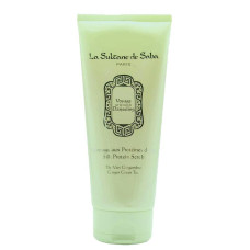 Шовковий протеїновий скраб для  тілаLa Sultane De Saba Ginger Green Tea Fragrance Voyage Darjeeling Silk Protein Scrub 200 ml