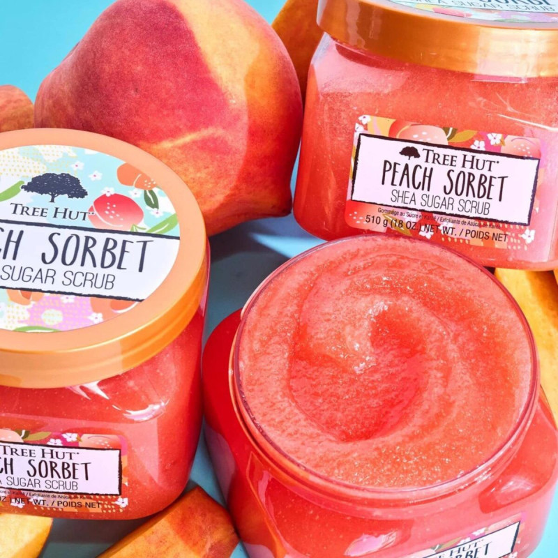Скраб для тела Tree Hut Peach Sorbet Sugar Scrub 510 g