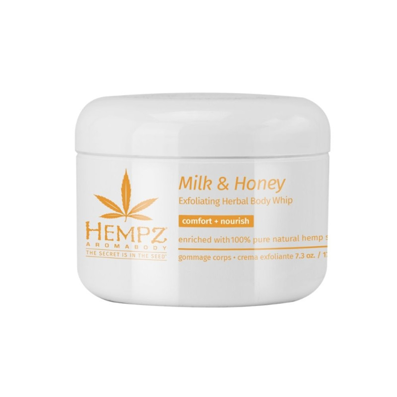 Скраб для тіла "Молоко та Мед" Hempz exfoliating herbal body whip Milk&Honey 176 g.