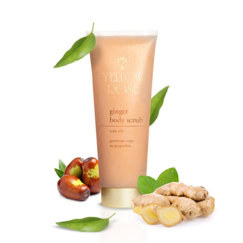 Увлажняющий скраб для тела с экстрактом инбира Yellow Rose Ginger Body Scrub 250 ml