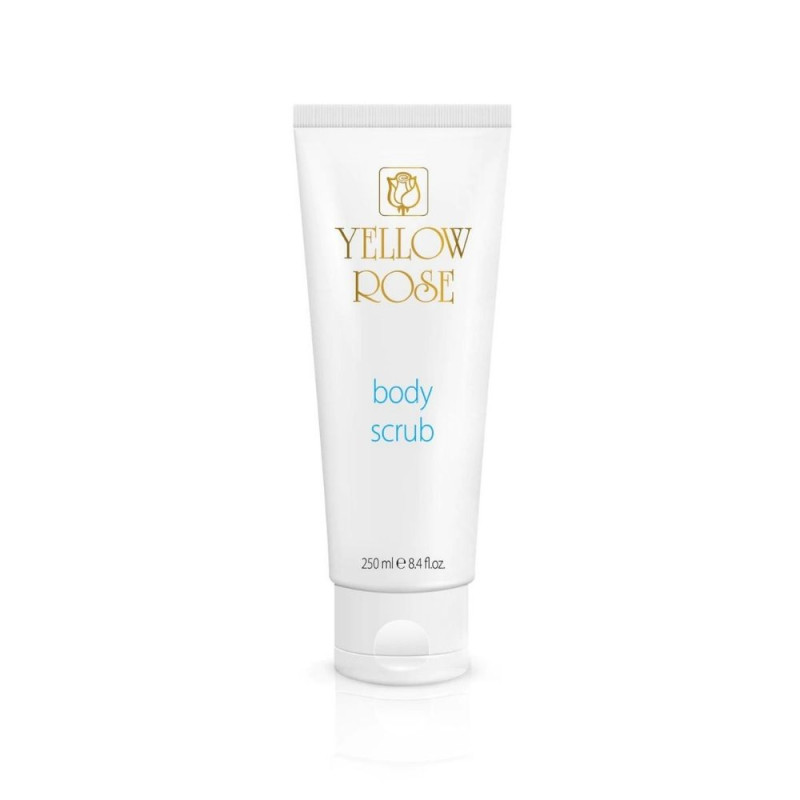 Скраб для тела на основе геля с натуральными маслами ромашки и жожоба Yellow Rose Body Scrub 250 ml