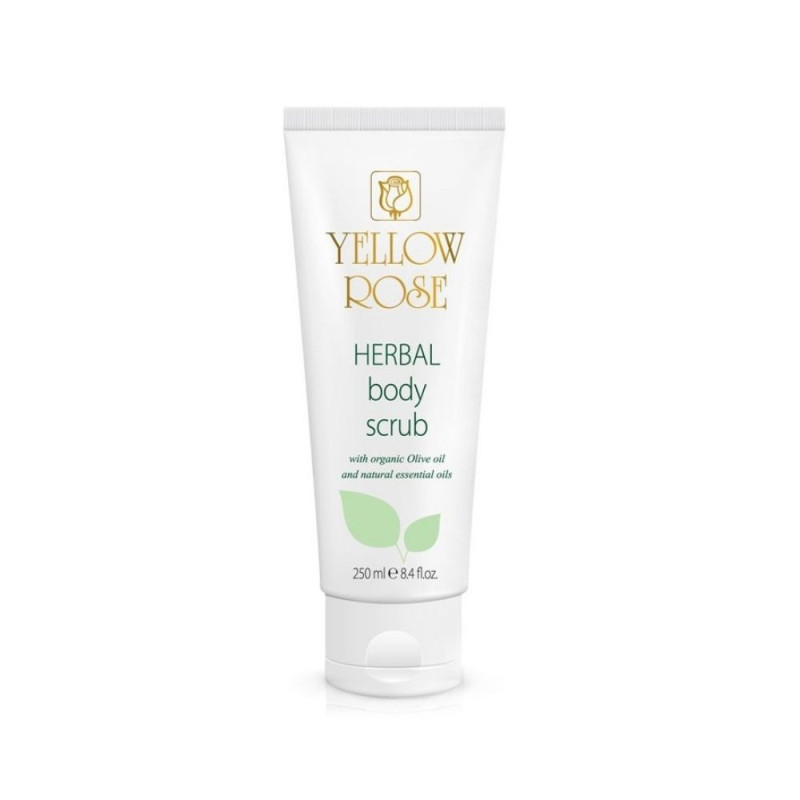 Гелевий скраб для тіла з кристалами цукру Yellow Rose Herbal Body Scrub 250 ml