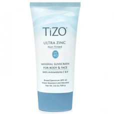 Мінеральний сонцезахисний крем для обличчя та тіла без відтінку TIZO Ultra Zinc Body & Face Non-Tinted SPF 40 100 g