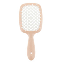 Janeke Superbrush Small персиковий з білим