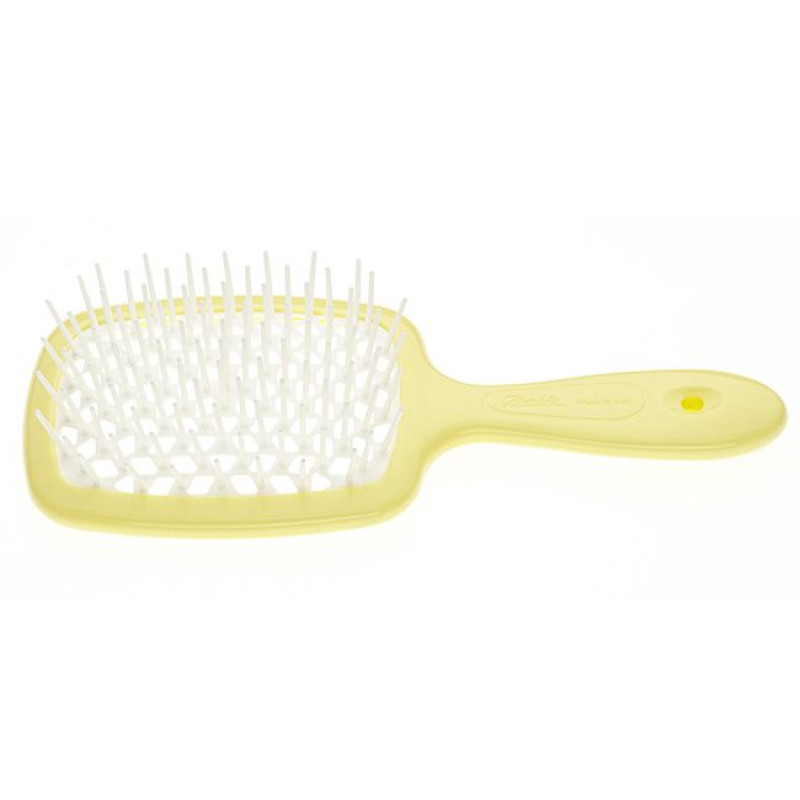 Janeke Superbrush желтая с белым
