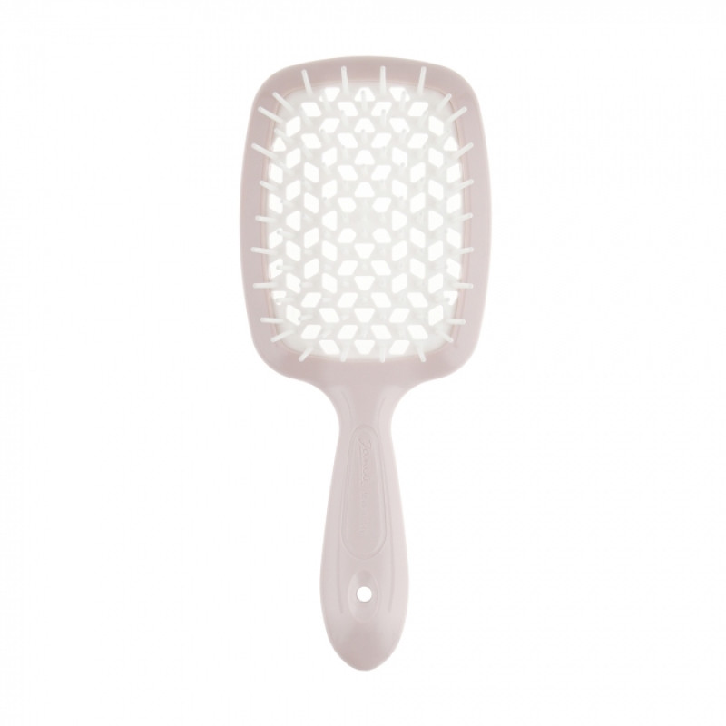 Janeke Superbrush Small пудрова з білим