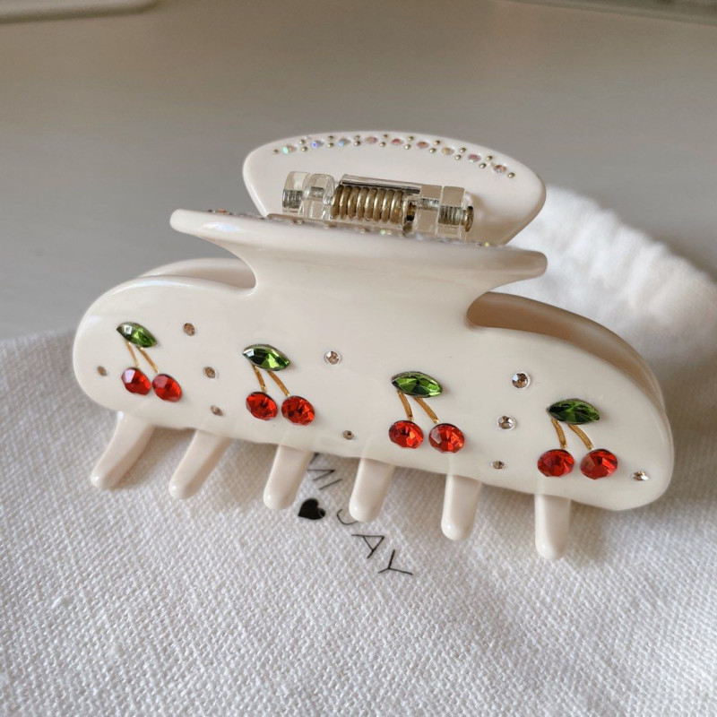 Крабик для волос Emi Jay Sweetheart Clip In Cherry Pie