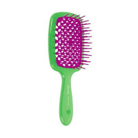 Janeke Superbrush Small салатовий з малиновим