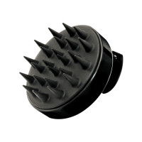 Массажная щетка для кожи головы BLACK Shampoo Brush Black