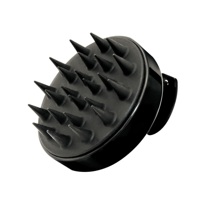 Масажна щітка для шкіри голови BLACK Shampoo Brush Black