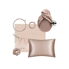 Подарунковий набір  MonMou Soft Silk Set Beige бежевий