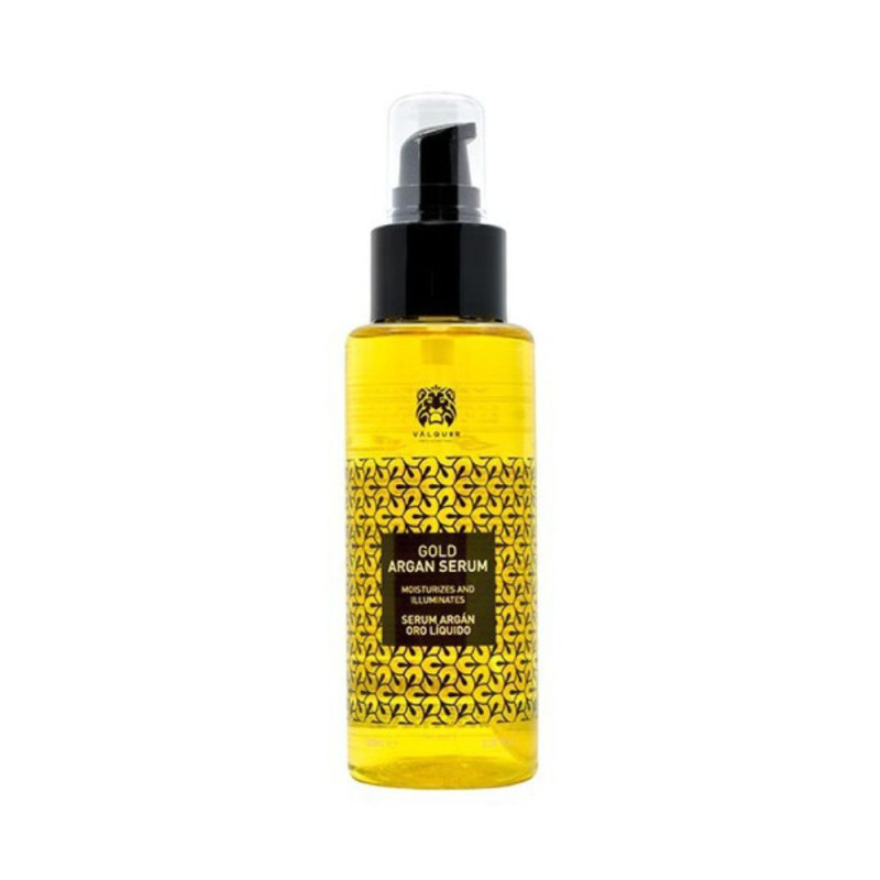 Капиллярная сыворотка для сухих и поврежденных волос VALQUER Gold Argan Serum 100 ml