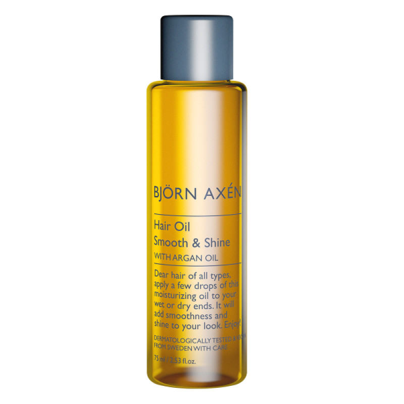 Аргановое масло для разглаживания и блеска волос BJORN AXEN Hair Oil Smooth & Shine 75 ml
