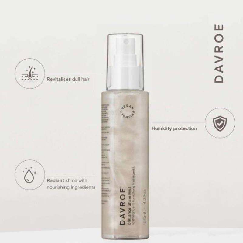 Діамантовий міст для сяяння волосся DAVROE Brilliance Shine Mist 125 ml