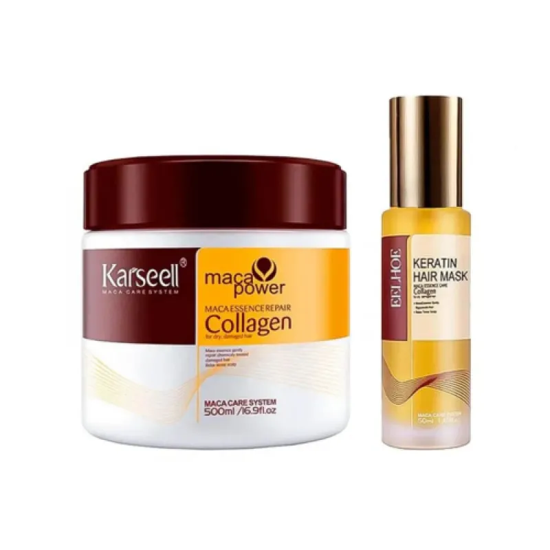 Восстанавливающий набор с эссенцией Маки Karseell Maca Essence Repair Set