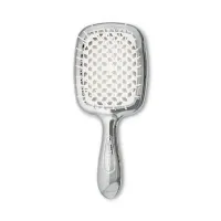 Щетка для волос Janeke Superbrush Серебро с белым