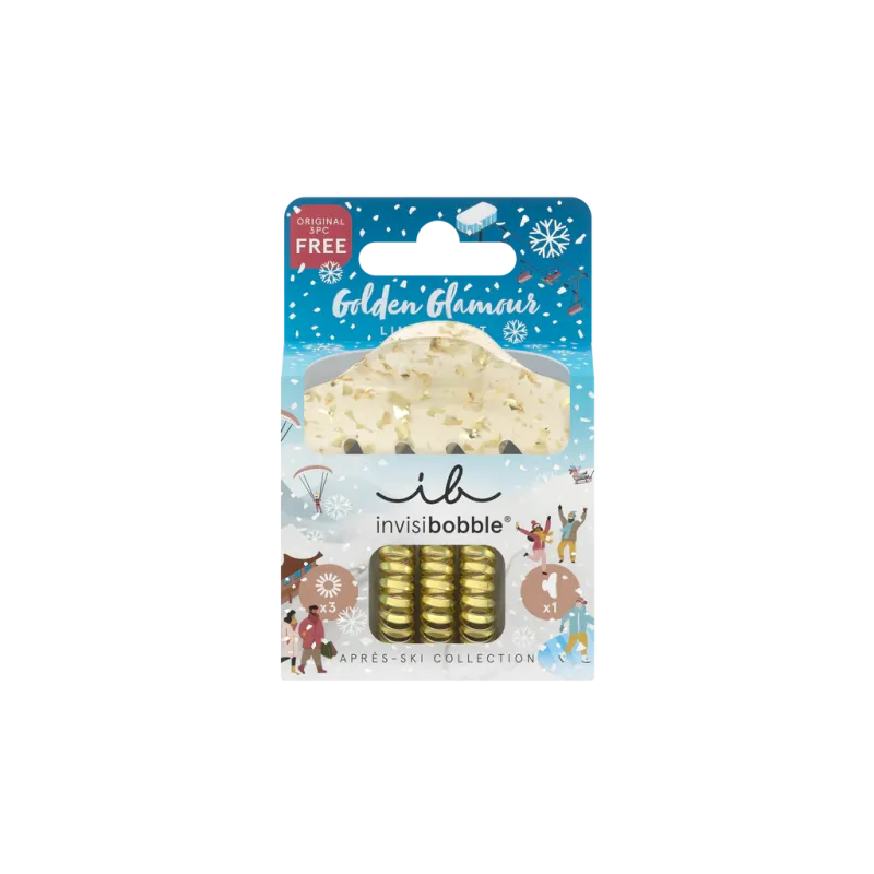 Подарочный набор invisibobble GIFT SET Apres Ski Golden Glamour