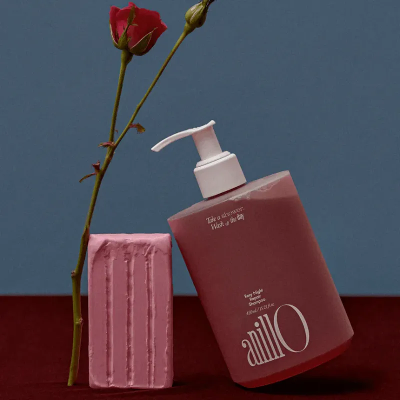 Восстанавливающий шампунь ANILLO Rosy Night Repair Shampoo 450 ml
