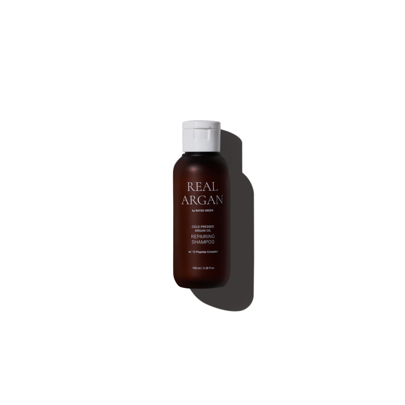 Восстанавливающий шампунь с аргановым маслом RATED GREEN Real Argan Repairing Shampoo 100 ml