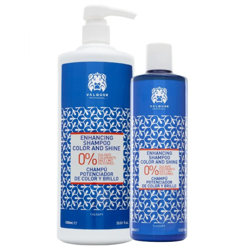 Шампунь для фарбованого волосся Valquer Shampoo Shine And Colour Enhancer 400 ml